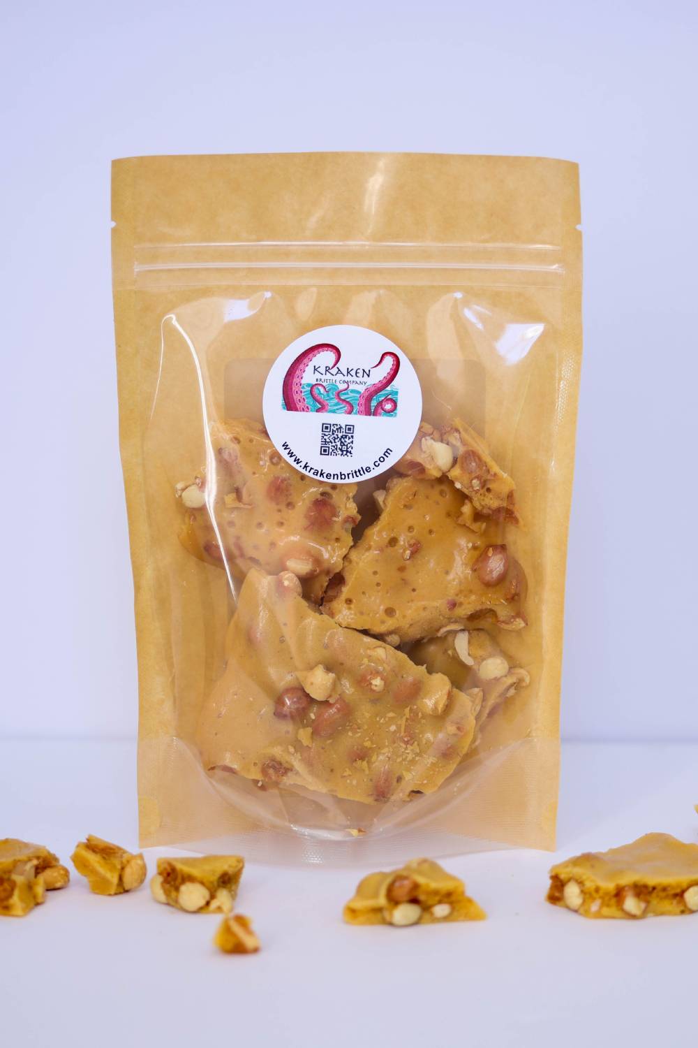 4 oz bag of Kraken Brittle in Nancy's Traditional Recipe