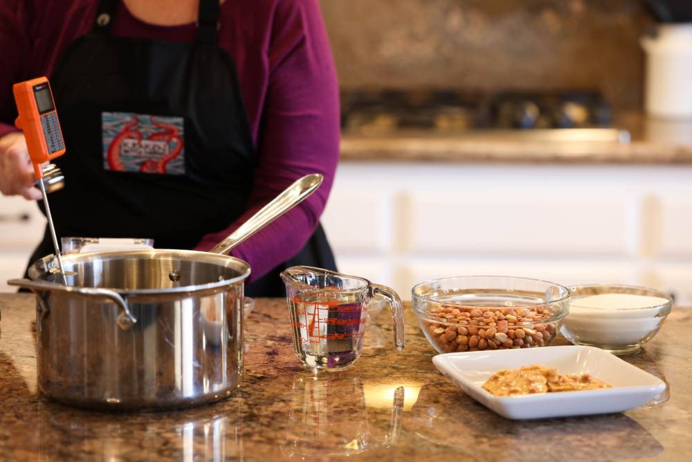 Nancy Sapper in her Kitchen